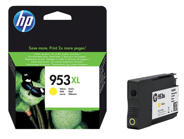 Tintenpatrone HP F6U18AE 953XL Geel HC