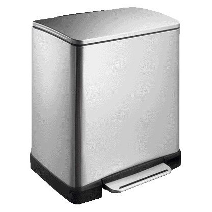 EKO - Treteimer E-Cube 9+10 Liter Edelstahl