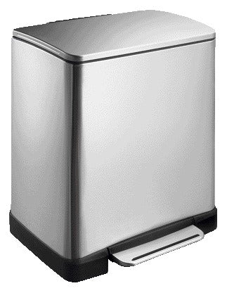 EKO - Treteimer E-Cube 9+10 Liter Edelstahl