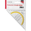 Quantore - Geodreieck 140mm transparent