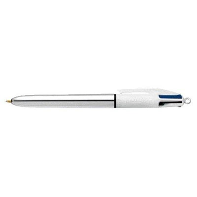 Bic - Kugelschreiber 4 Farben Glanz mittelsilber