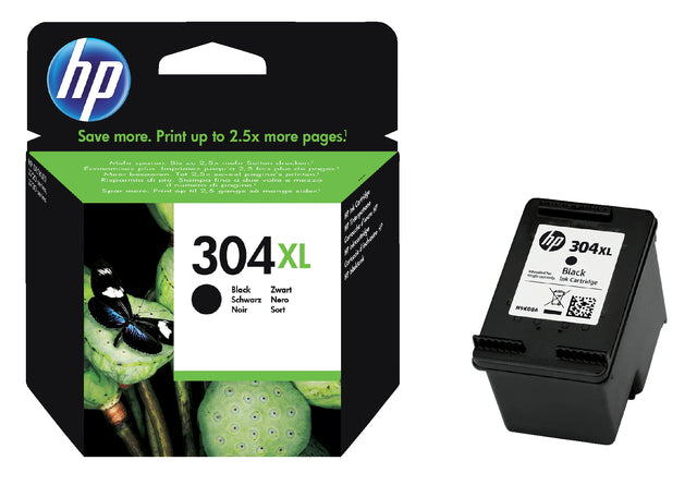 Tintenpatrone HP N9K08AE 304XL Schwarz