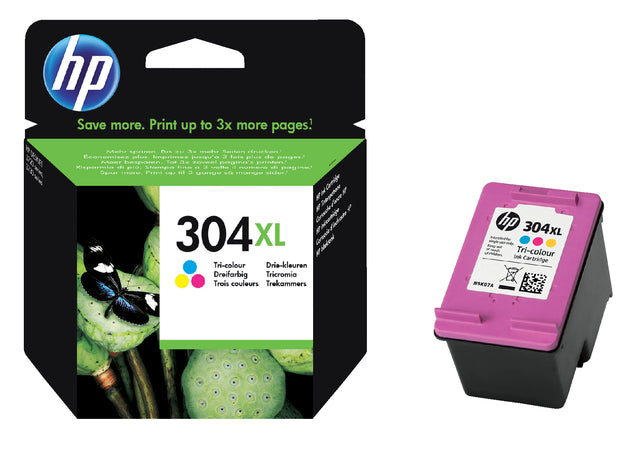 Tintenpatrone HP N9K07AE 304XL Farbe