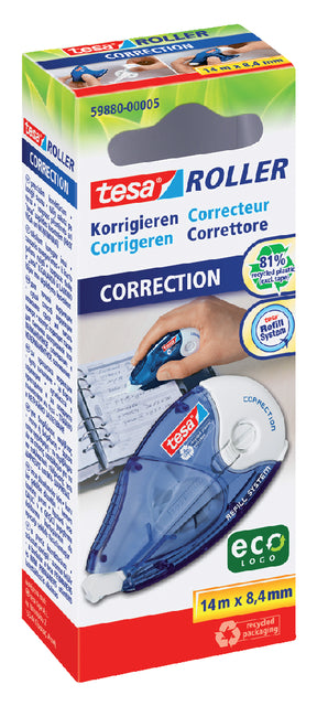 CorrectorSpoller Tesa Ecologo 8.4mmx14m nachfüllbar in Hanging Box | 5 Stücke