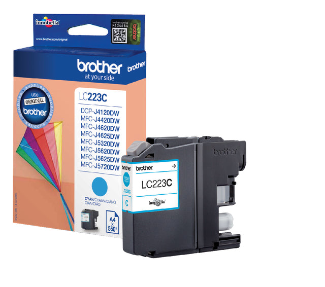 Inkcartridge Bruder LC-223C Blau