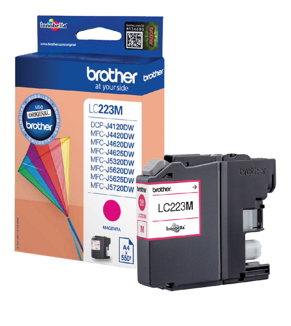 Inkcartridge Bruder LC-223M rot