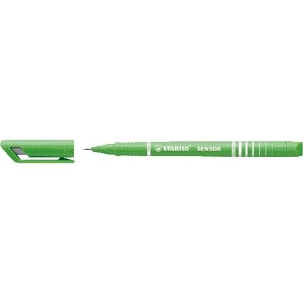 Stabilo - Fineliner Sensor 189/43 fein hellgrün | 10 Stück