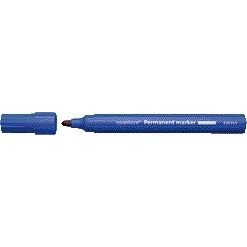Quantore - Permanentmarker rund 1-1,5mm blau | 10 Stück