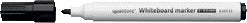 Quantore - Whiteboardmarker rund 1-1,5mm schwarz | 10 Stück