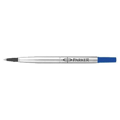 Parker - Tintenrollermine Quink mittelblau | 12 Stück