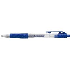 Quantore - Druckknopf für Gelschreibergriff 0,7 mm blau | 12 Stück