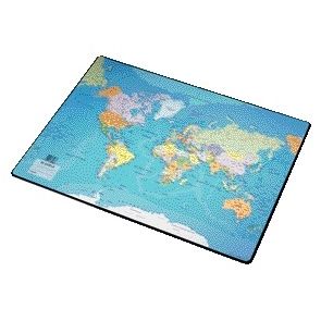 Esselte - Untersetzer 40x53cm mit niederländischer Weltkarte