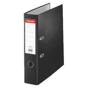 Esselte - Ordner Essentials 75mm PP A4 schwarz