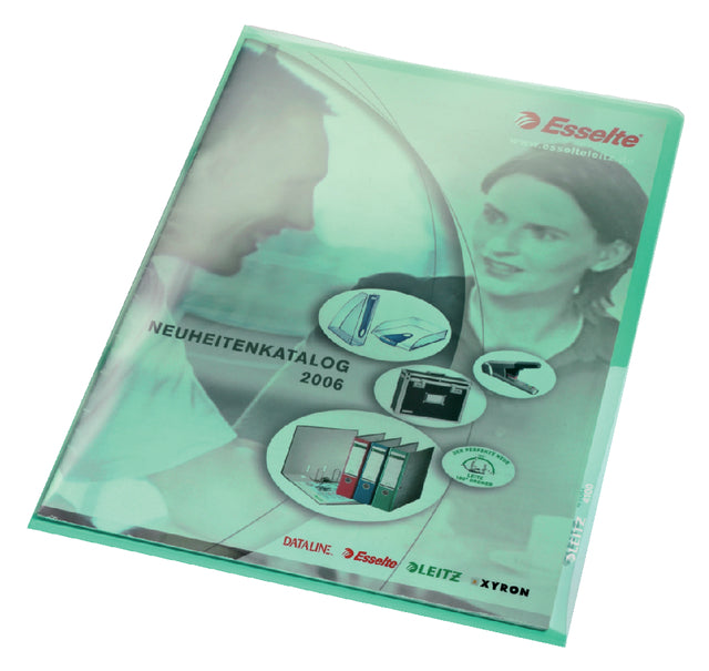 L-fach Leitz Premium Copy Safe 0,15 mm PVC A4 Grün