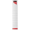 Quantore - Rückenetikett schmal 34x190mm selbstklebend weiß 10 Stück