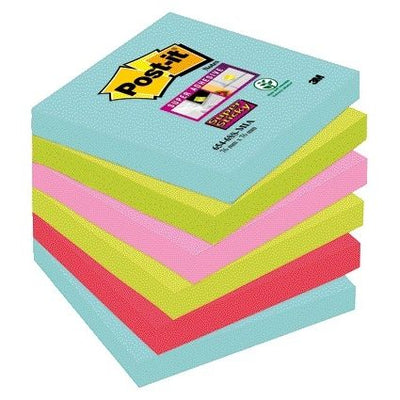 Post-it - Notizblock 654 super klebrig 76x76mm kosmisch