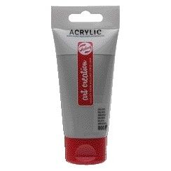 Talens Art Creation – Acrylfarbe Art Creation 800 Silber, Tube mit 75 ml