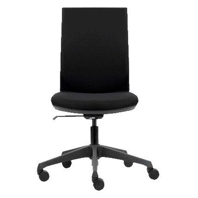 Euroseats - Bürostuhl Sitze Canillo gepolsterte Rückenlehne schwarz