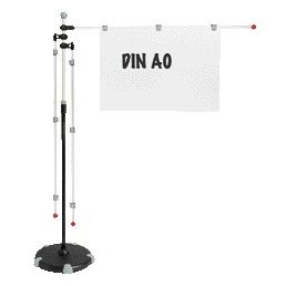 MAUL - Zeichenhalter mit mobiler Basis grau