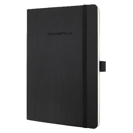 Sigel - Notizbuch Conceptum Pure A5 194 Seiten 80gr Strich schwarz