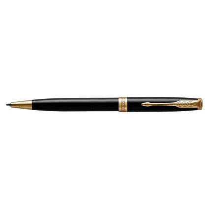 Parker - Sonnet GT Kugelschreiber, mittelgroß, schwarz lackiert