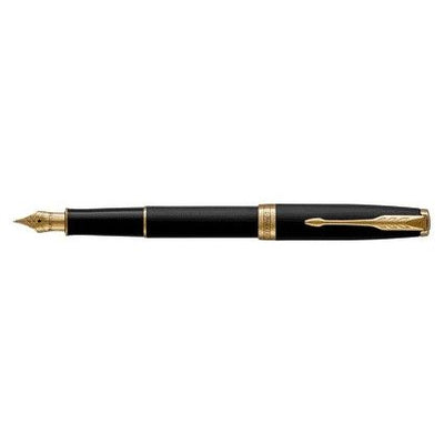 Parker - Füllfederhalter Sonnet mattschwarzer Lack GT mittel