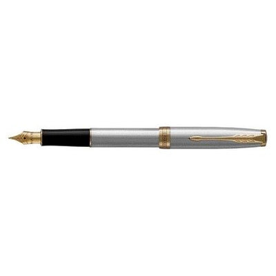 Parker - Füllfederhalter Sonnet Edelstahl GT mittel