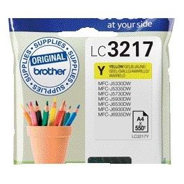 Brother - Tintenpatrone LC-3217Y gelb