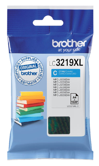 Inkcartridge Bruder LC-3219XLC Blue HC