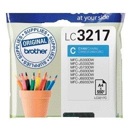Brother - Tintenpatrone LC-3217C blau