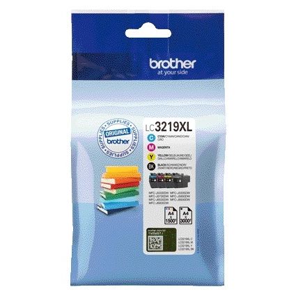Brother - Tintenpatrone LC-3219XL Schwarz + 3 Farben