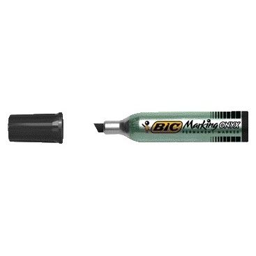 Bic - Filzstift 1481 Onyx schräg M schwarz | 12 Stück
