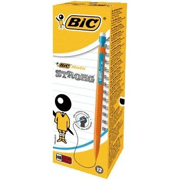 BIC – Druckbleistift Matic stark HB 0,9 mm inklusive Marker | 12 Stück