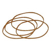 Standard-Gummiband - Elastisch s 18 80x1,5mm 100gr 330 Stück braun | 10 Stück