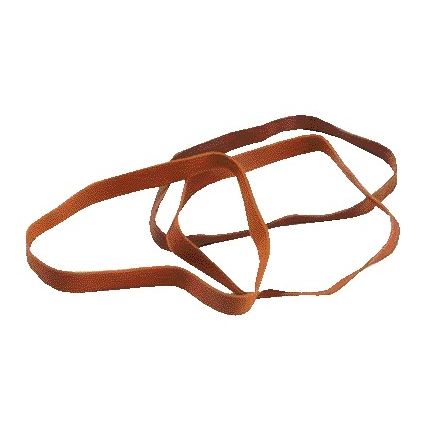 Standard-Gummiband - Elastisch s 75 100x7,5mm 100gr 50 Stück braun