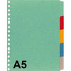 Kangaro - Tabs A5 17-Loch P505M 5-teilig sortierter Karton