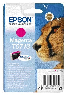 Epson - Tintenpatrone T0713 rot