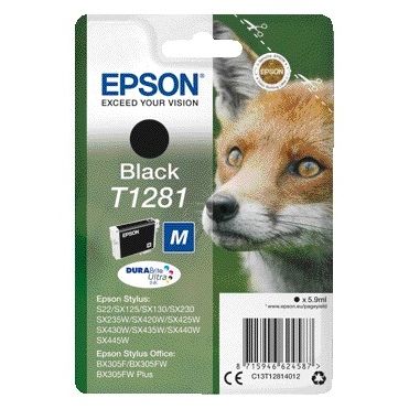 Epson - Tintenpatrone T1281 schwarz | 10 Stück