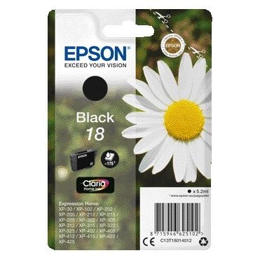 Epson - Tintenpatrone 18 T1801 schwarz
