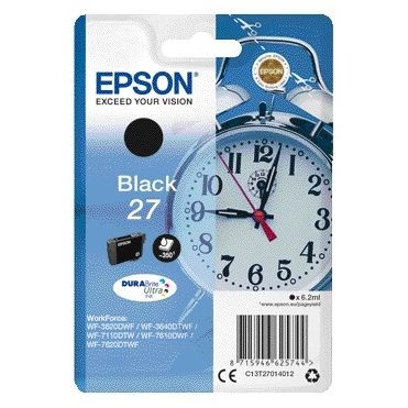 Epson - Tintenpatrone 27 T2701 schwarz