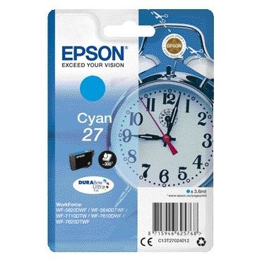 Epson - Tintenpatrone 27 T2702 blau