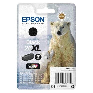 Epson - Tintenpatrone 26XL T2621 schwarz