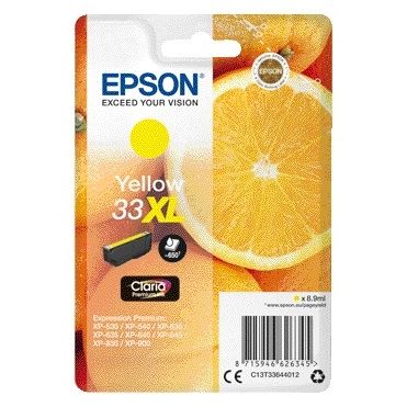 Epson - Tintenpatrone 33XL T3364 gelb
