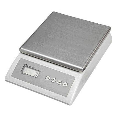 MAUL - Paketwaage Count 10kg Metallplattform 17x17,5cm 220V + Batterie grau
