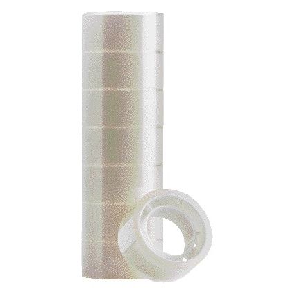 Quantore - Klebeband 19mmx10m transparent | 8 Stück