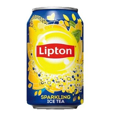Lipton -  Frisdrank  ice tea sparkling blik 330ml