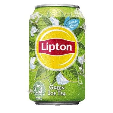 Lipton Ice Tea - Ice Tea Grünes Erfrischungsgetränk, nicht prickelnd, 33 cl Dose, Packung mit 24 Stück