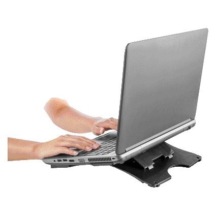 Quantore – Laptopständer verstellbar Anthrazit