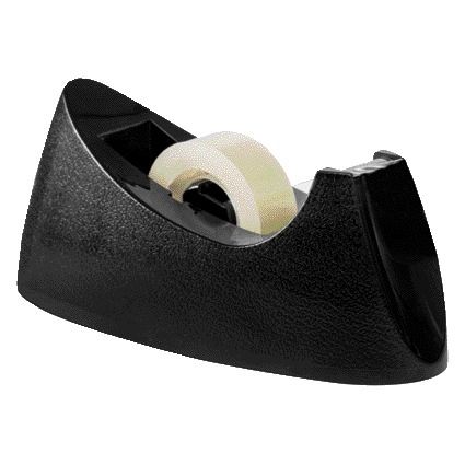 Quantore - Klebebandhalter schwarz 33m | 12 Stück