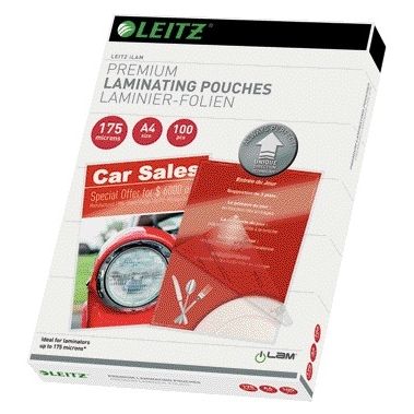 Leitz - Laminierhülle iLAM A4 2x175micron 100 Stück